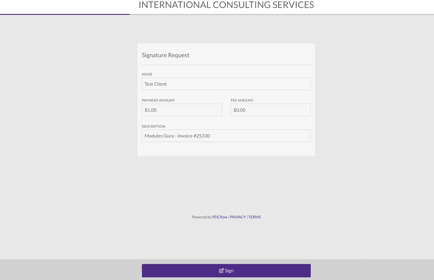 PDCflow Payment Processing